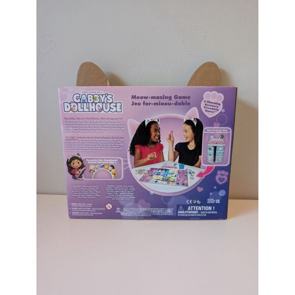 Gabbys Dollhouse Meow-Mazing Board Game For Kids With 40+ Pieces & Accessories - Picture 2 of 7